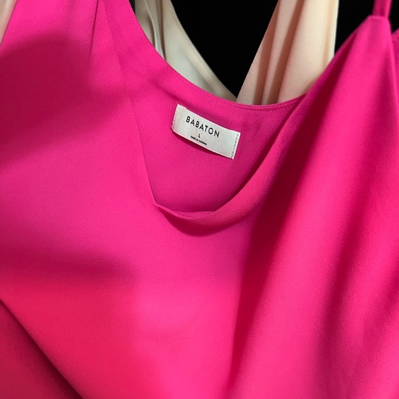 Aritzia BABTON Everly Cami Top SIZE LARGE Multiple Colors Blue Pink White Black - Picture 12 of 13